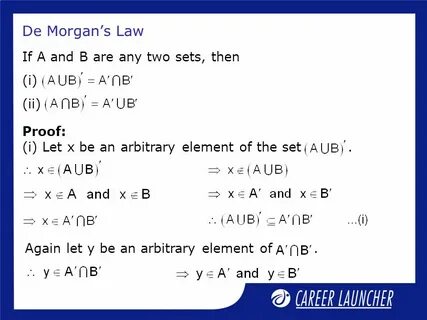 Morgans law