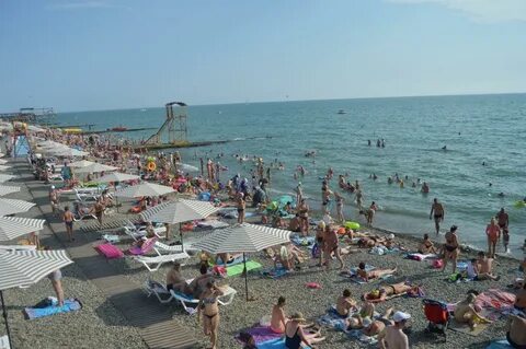 Пляжи адлера фото и отзывы