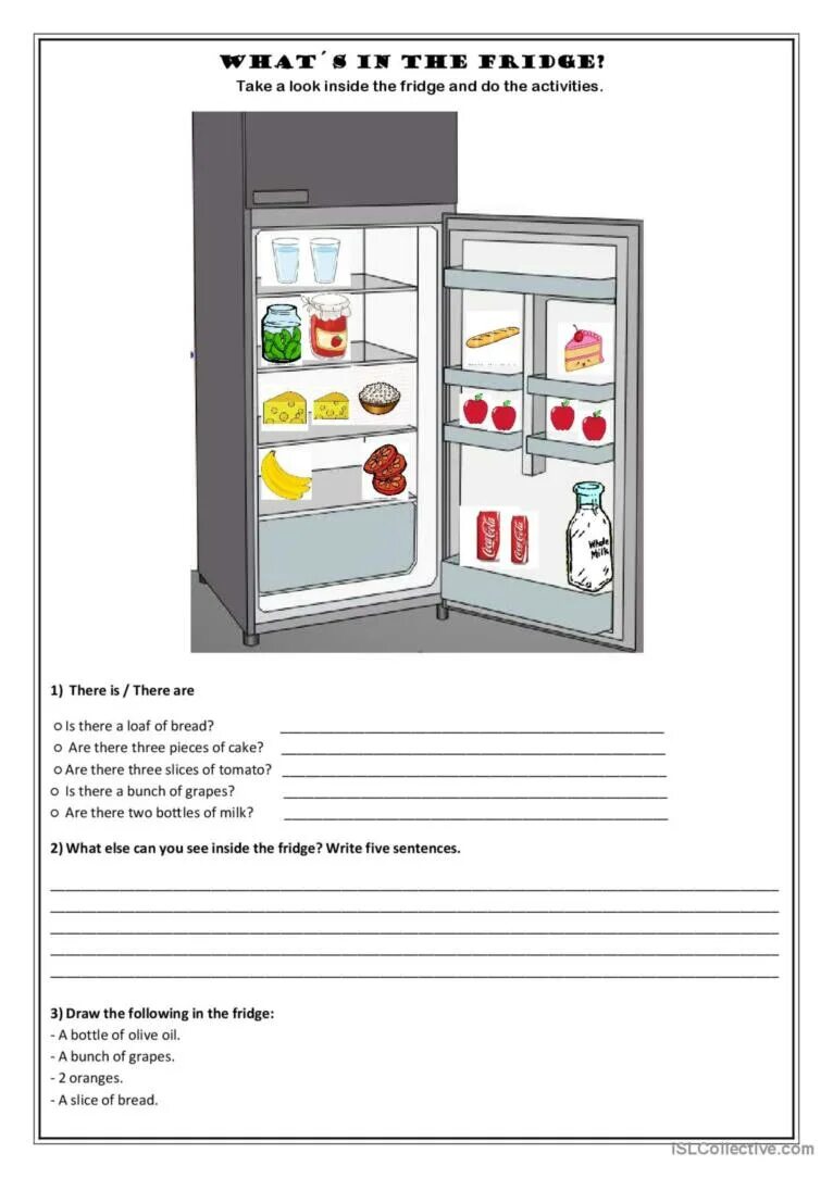 There is some in the fridge. Холодильник Worksheet. Холодильник по английскому. Проект по английскому холодильник. My Fridge Worksheet.