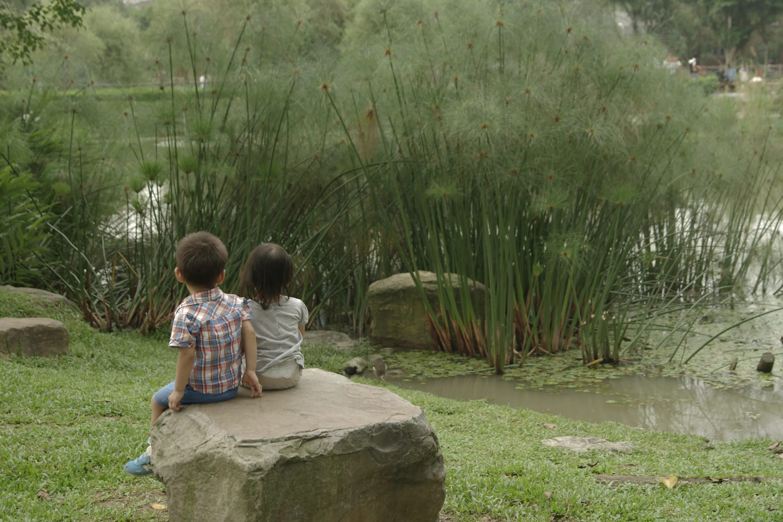 Child yard. Emmanuel Thomas Family Camp.