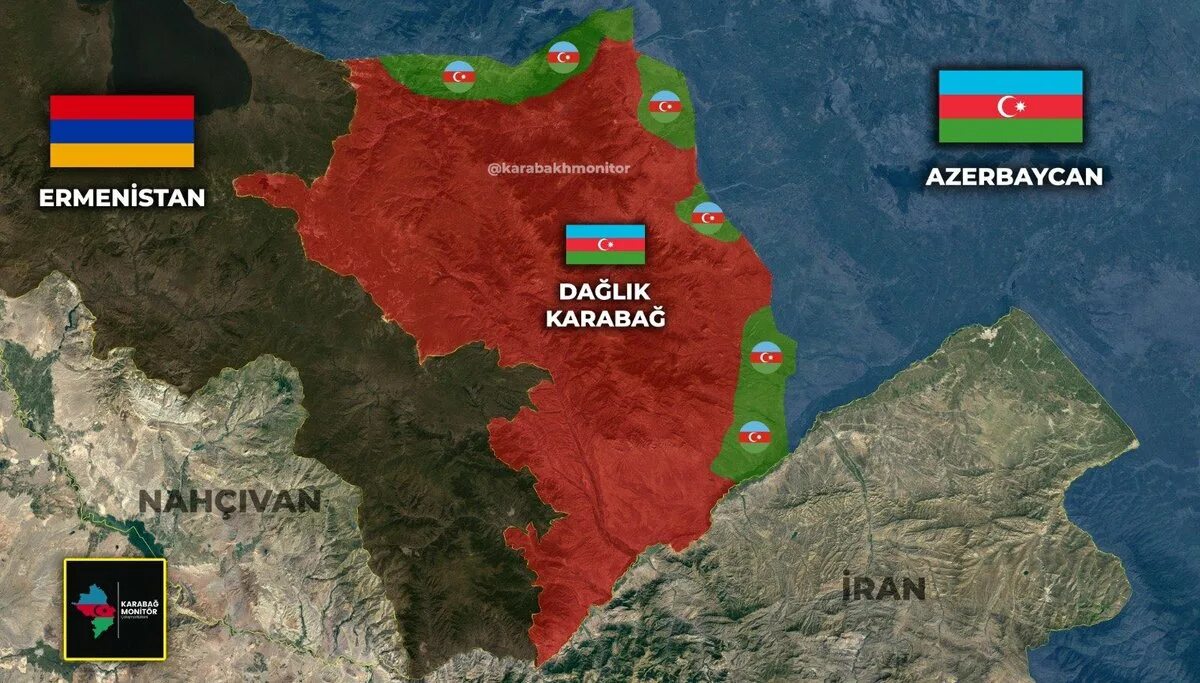 Азербайджан начнет войну. Нагорный Карабах на карте Армении и Азербайджана. Армения Азербайджан конфликт карта.