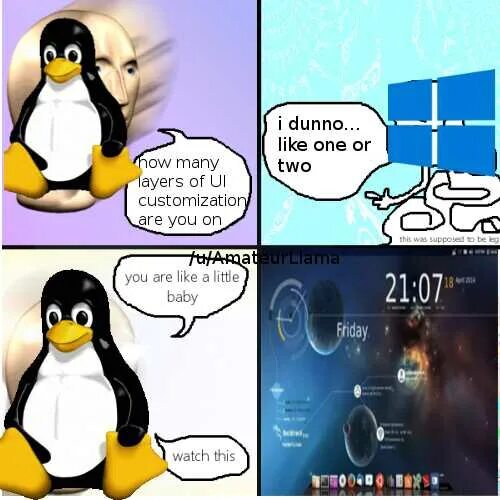 Администрирование windows linux. Мемы про линукс. linux приколы. шутки про линукс. мемы про линукс и виндовс.