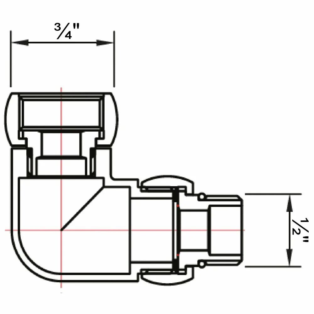 Американка 3 4 дюйм. Соединение угловое 3/4"в x 1/2"н Smart 751sch0504. Уголок американка 1 дюйм. Муфта американка 1 дюйм чертеж.