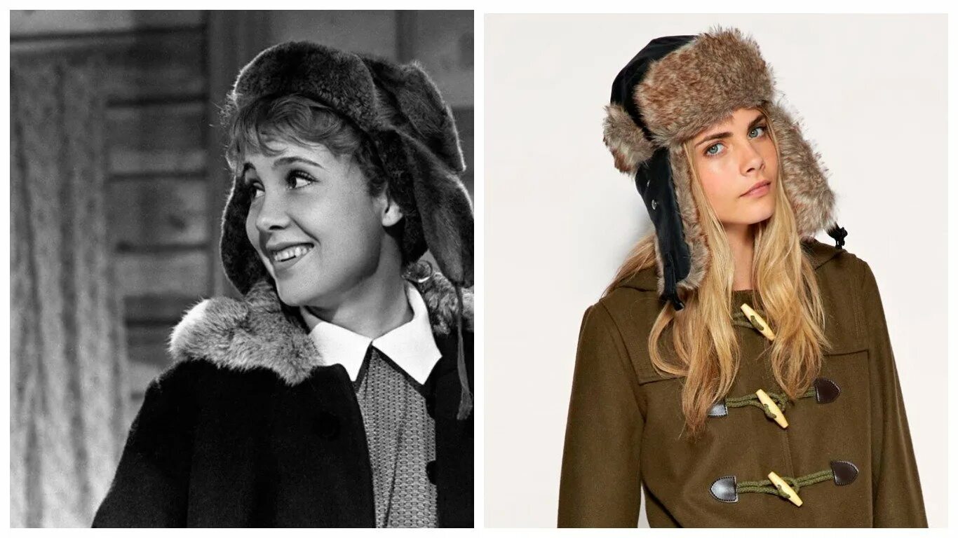 Русские вещи известные. Ушанки возвращаются в моду. Зимние пальто эпохи СССР. Женщины в шапках СССР. Что вернулось в моду из прошлого.