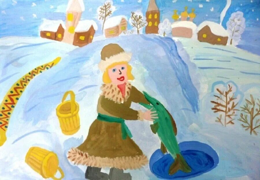 Рисунок на тему сказки пушкина. Рисование по мотивам сказок. Рисование по мотивам сказок. Детские рисунки к сказкам. Рисунок на тему колобок.