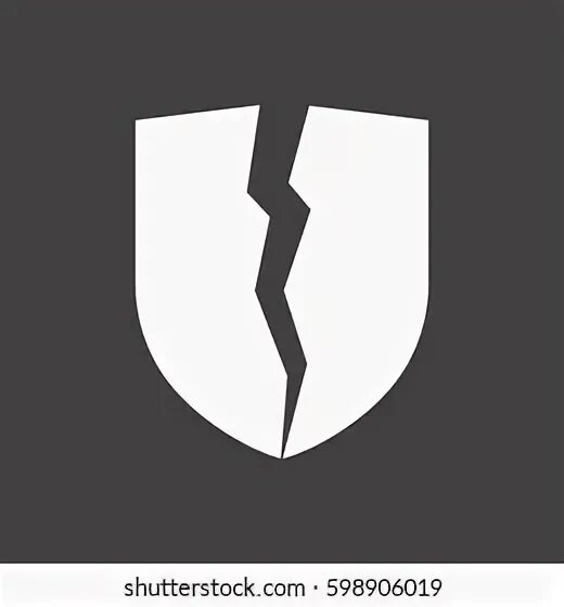 Broken shield