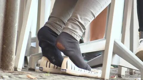Sweaty socks feet