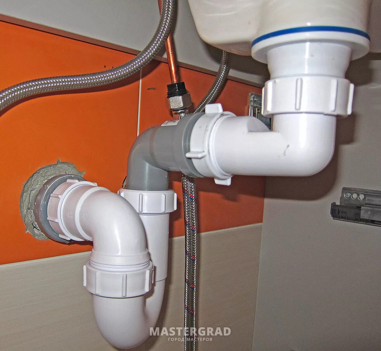 сифон для раковины сифон nova -1263. соединяем сифон мойки с канализационной трубой 50 мм. отвод под раковину в ванной. крепление для раковины. кран грое для раковины крепление.