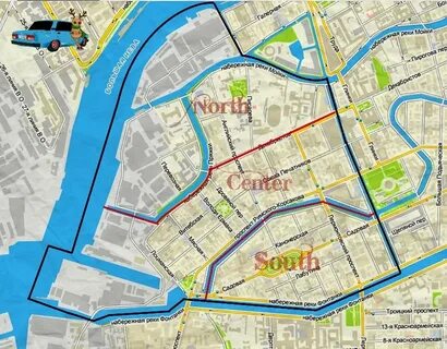 Коломенская спб на карте