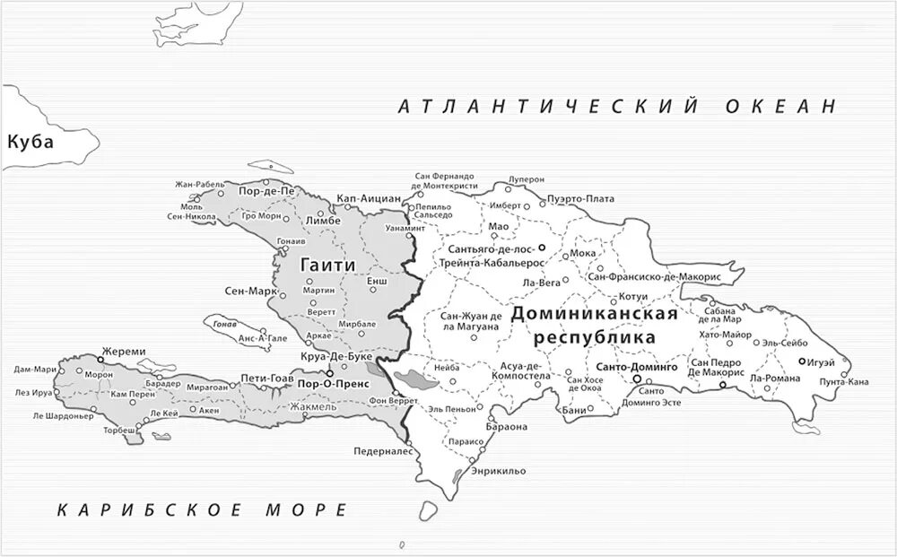 Страна доминикана где находится. Доминиканская Республика политическая карта. Республика Гаити на карте. Государство Гаити на карте. Гаити политическая карта.