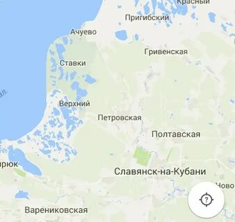 Краснодарские лиманы на карте