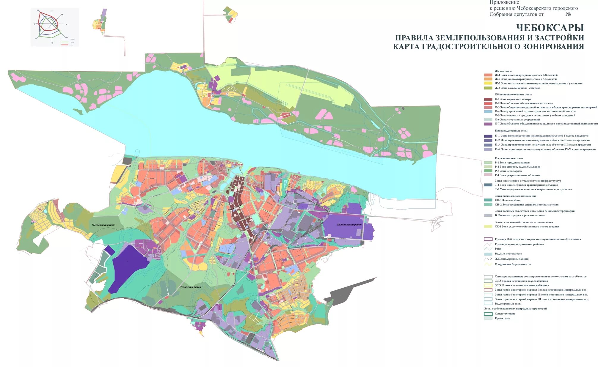 Карта градостроительного зонирования Чебоксары 2016. Карта градостроительного зонирования Чебоксары. Функциональное зонирование Чебоксар. Карта ПЗЗ города Чебоксары.
