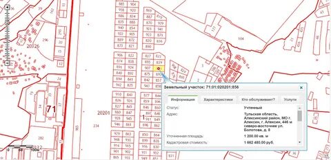 Публичная карта алексин