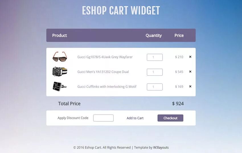 Gg price. Шаблон корзины html. Виджет shop. Стили корзины CSS. Product Cart html Template.