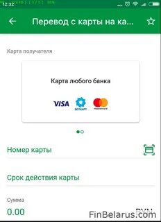 Как перевести деньги на карту беларусбанка