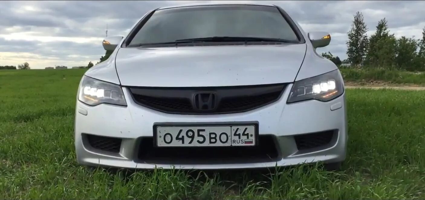 Свет honda civic. Honda Civic 4d led. Фары Honda Civic 4d. Фары Цивик 4д. Хонда Цивик 2008 фары.