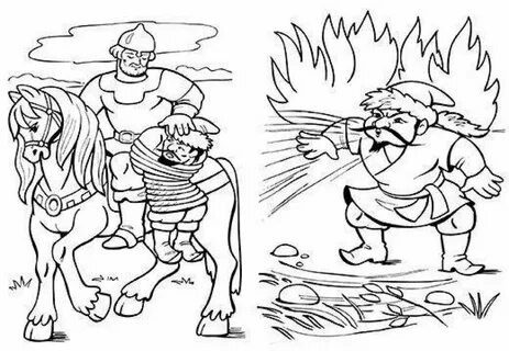 Рисунок к сказке соловей разбойник