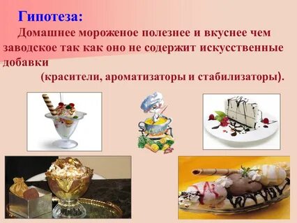 Полезные десерты проект 7