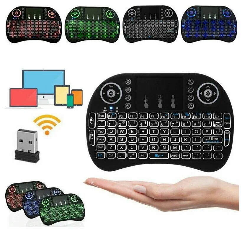 Mini keyboard backlit