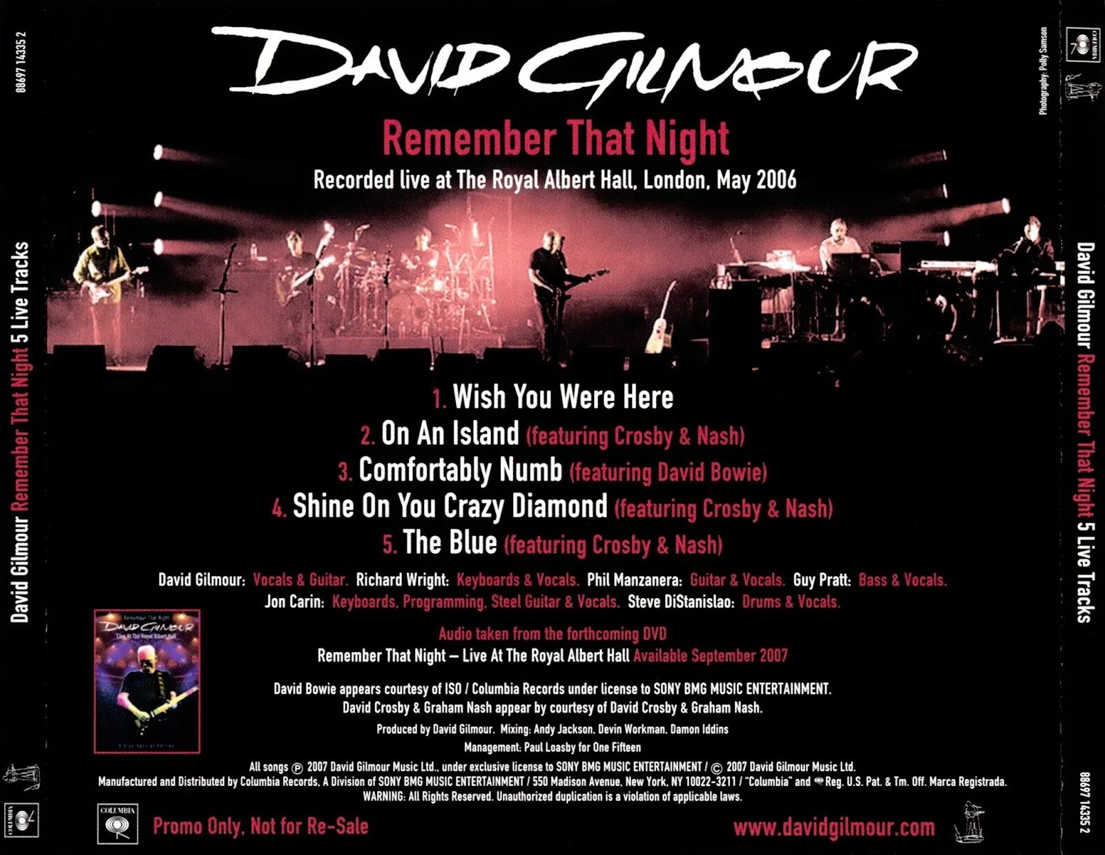 Remember that Night Дэвид Гилмор. Remember that Night - Live at the Royal Albert Hall. David Gilmour 2007 фото. Gilmour remember that Night. Песни 2007 зарубежные