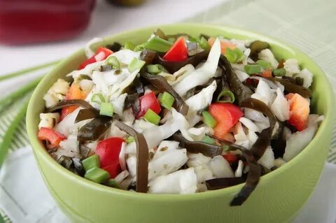 Салат из морской капусты без майонеза
