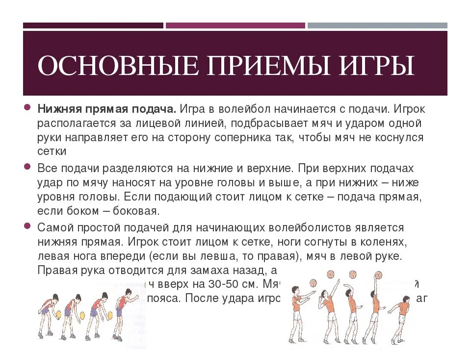 Технический элемент игры в волейбол. Основные приемы игры в волейбол. Основы приема игры в волейбол. Основные приемы игры в волейбол 7 класс. Основные приемы в волейболе.