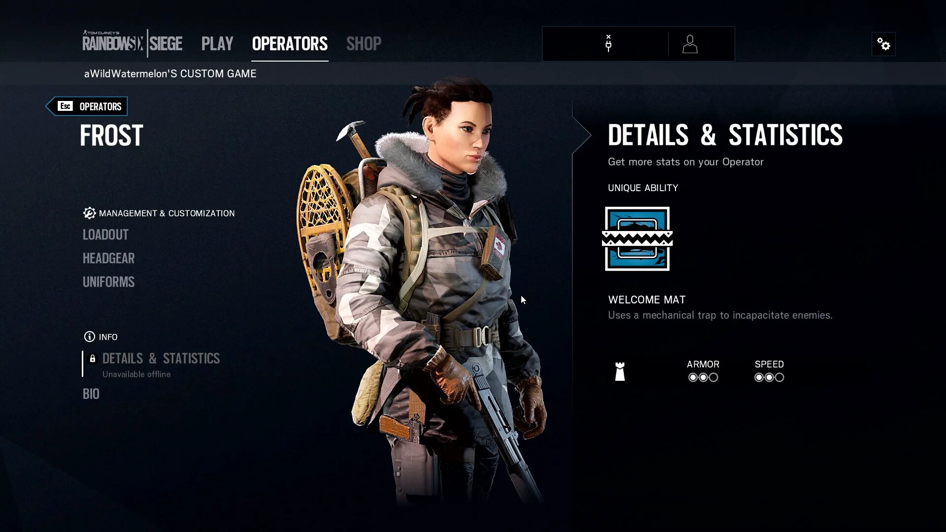 R6 пинг