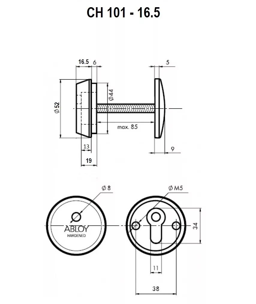 12 101 5. Ch101 abloy. abloy броненакладка. броненакладка для замка abloy. abloy ch101210016.