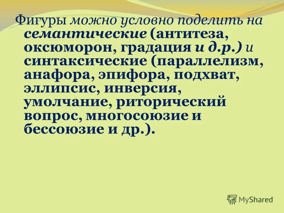 Ошибка в построении антитезы. Ошибка в построении антитезы