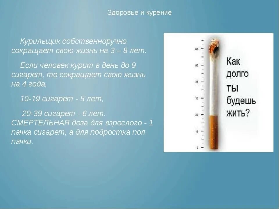 Можно курить сигареты. Курение укорачивает жизнь. Что будет если курить сигареты.