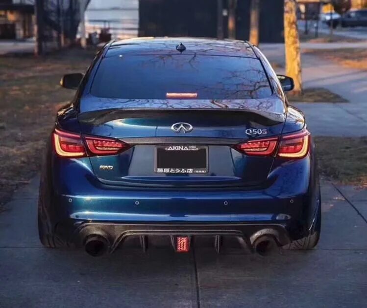 Диффузор инфинити. Диффузор инфинити q50. диффузор infiniti q50. спойлер на инфинити q50. infiniti q50 с задним диффузором.
