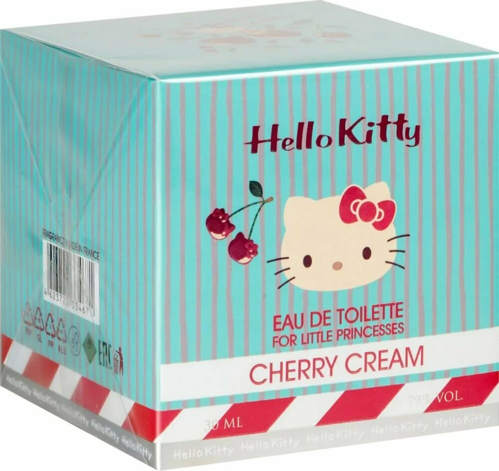 Hello Kitty Cherry Cream туалетная вода. Hello Kitty Cherry Cream edt30ml (версия esccherryintheair). Туалетная вода для девочек Хеллоу Китти. Хеллоу Китти духи вишня. Духи hello