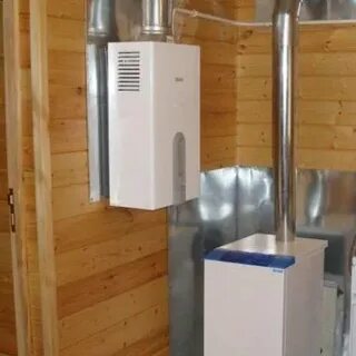Газовый котел на деревянную стену