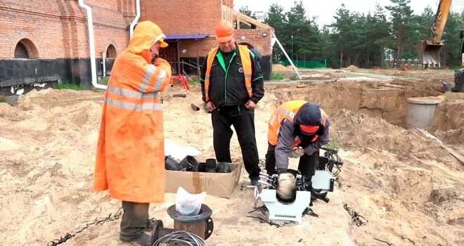 Дзержинский нет воды сегодня. Строительства Водоканал. Водоканал. ХВС храм. Директор водоканала Дзержинск.