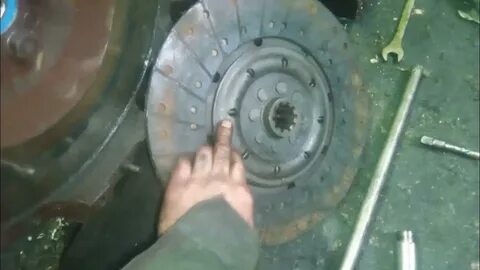 Установка диска сцепления мтз 82