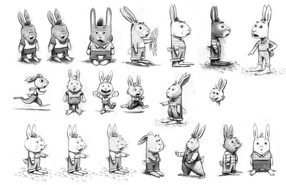 Бывший король победил кролика героя. Кролик персонаж. Смешной кролик персонаж скетч. Кролик персонаж эмоции иллюстрация. Эмоции мультяшных персонажей кролик.