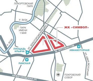 Жк на карте москвы