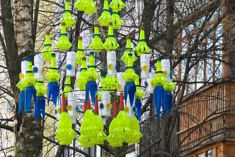 Школа из пластиковых бутылок