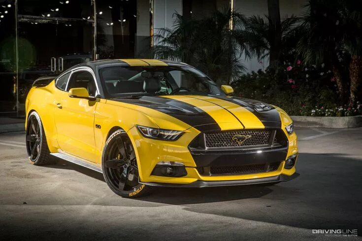 Sparkling Yellow ROUSH Barrett-Jackson Edition Mustang