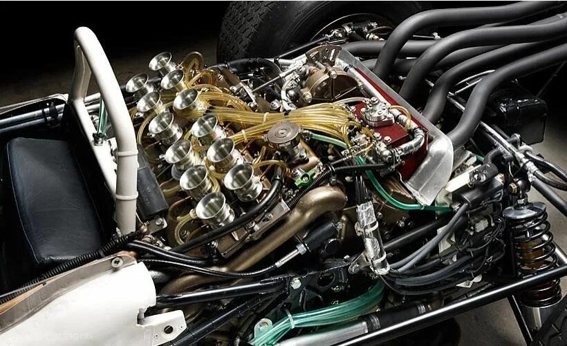 Двигателя формула автомобиля. Honda ra272. Honda ra272 engine. Мотор болида f1. V12 f1.