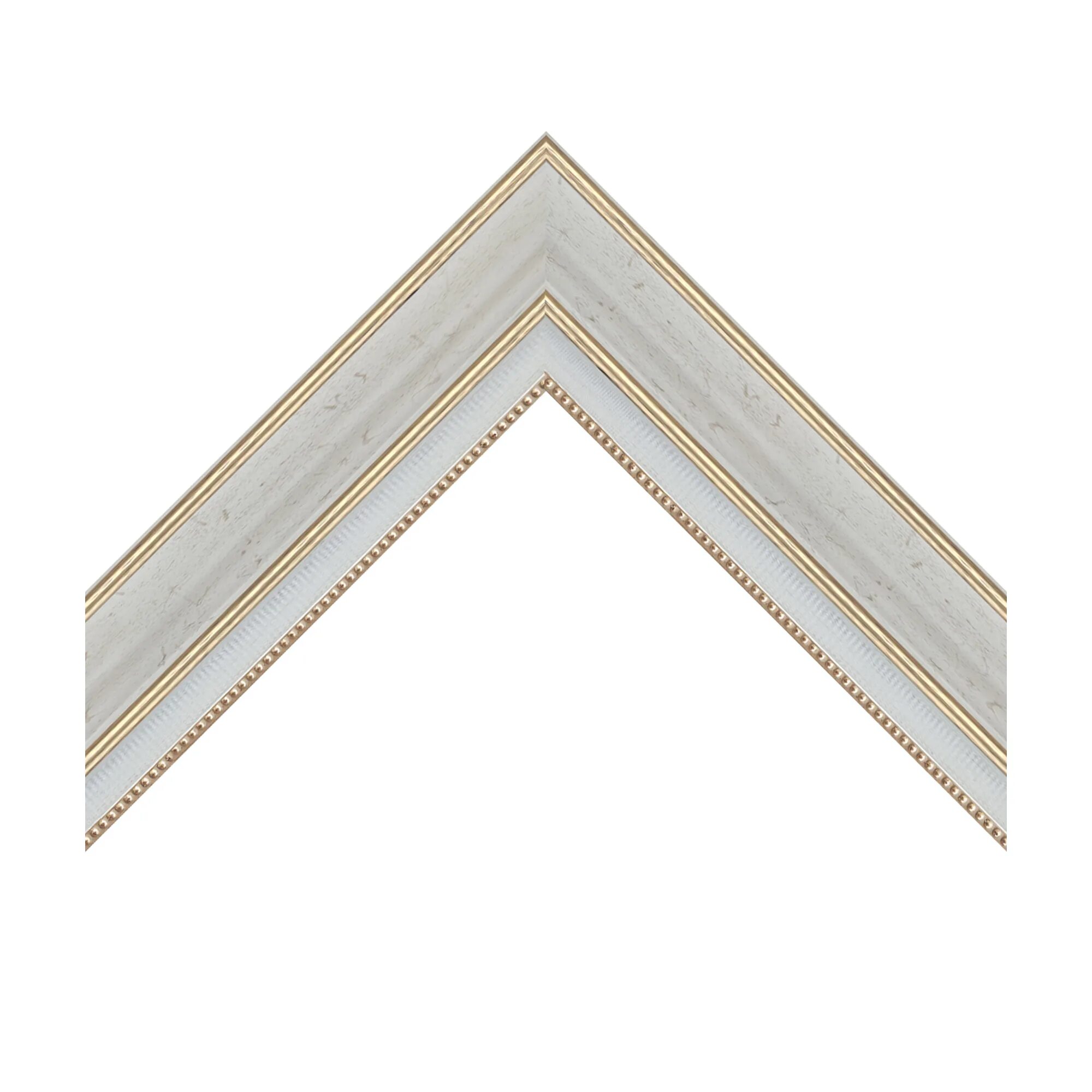 белый багет. 148. двойной багет белый с черным. зеркало 555. белый багет.