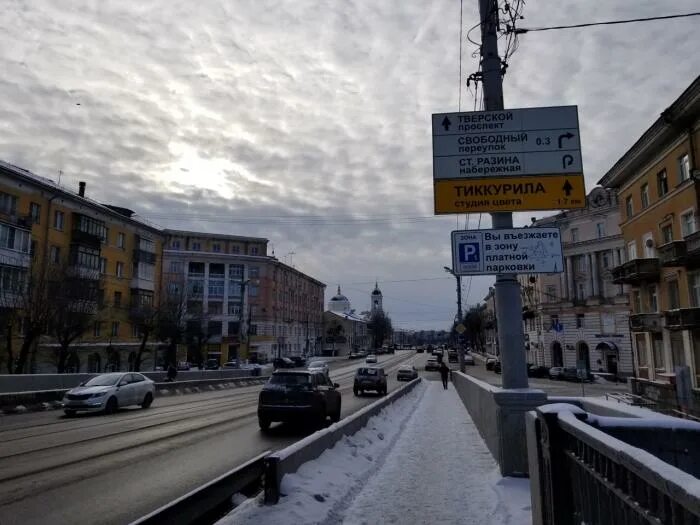 Проспект гусева. Тверской проспект Тверь.