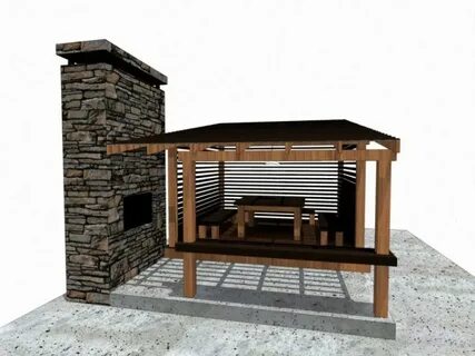 Мангальная беседка под ключ
