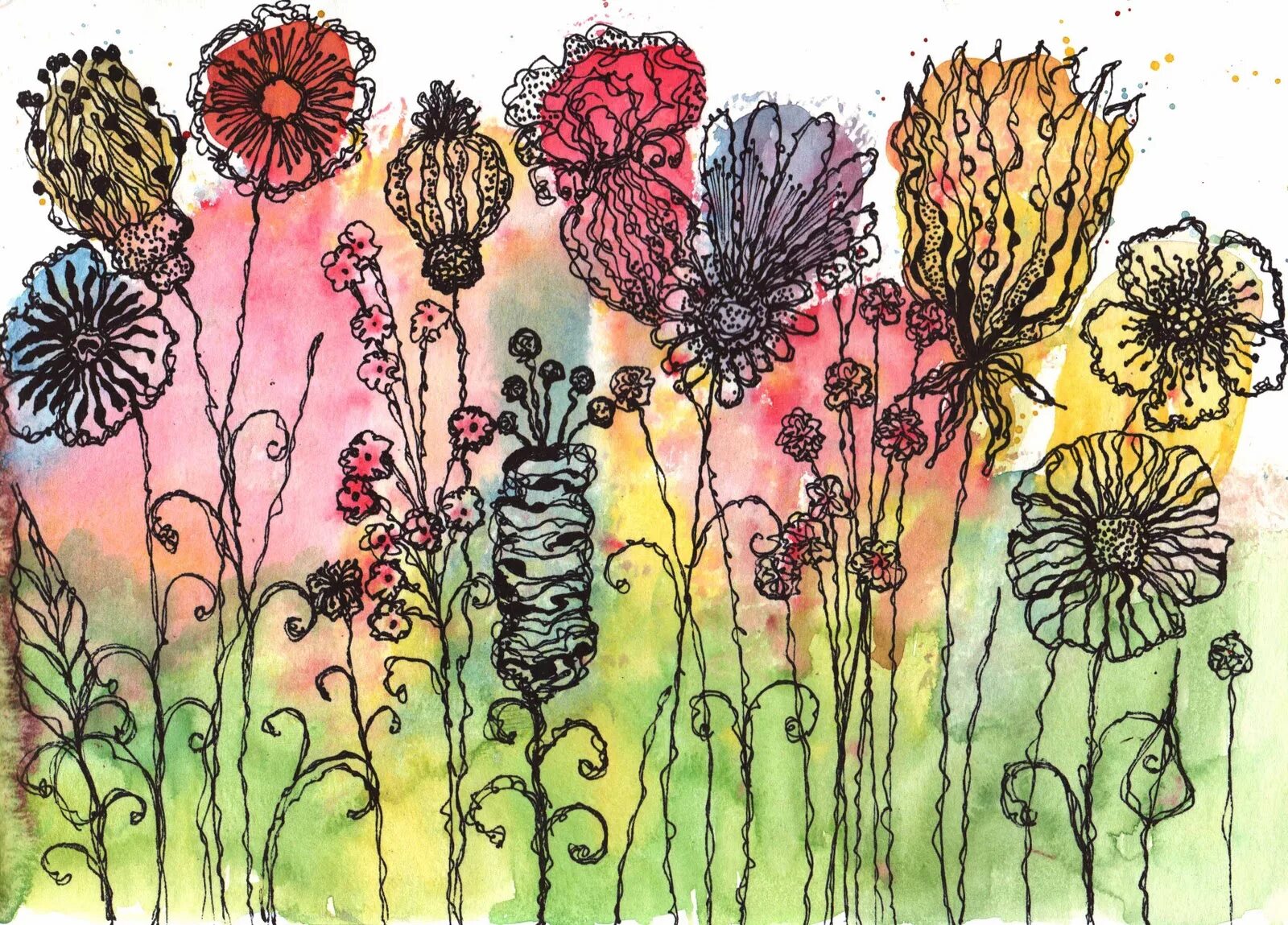 техника работы можно. техника работы можно. техника работы можно. картины монотипия гуашь. техника работы можно.