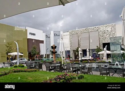 Park of the shopping centre
