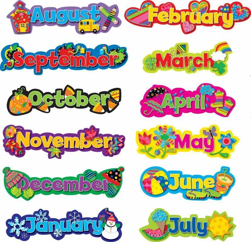 Месяца на англ для детей. Красивая надпись июнь на прозрачном фоне. Month k. Month k. Календарь по временам года для детей.