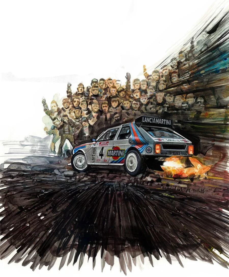 Art of rally mobile. Лянча Дельта арт. Lancia Delta s4 арт. Машина арт. Арты автомобилей.