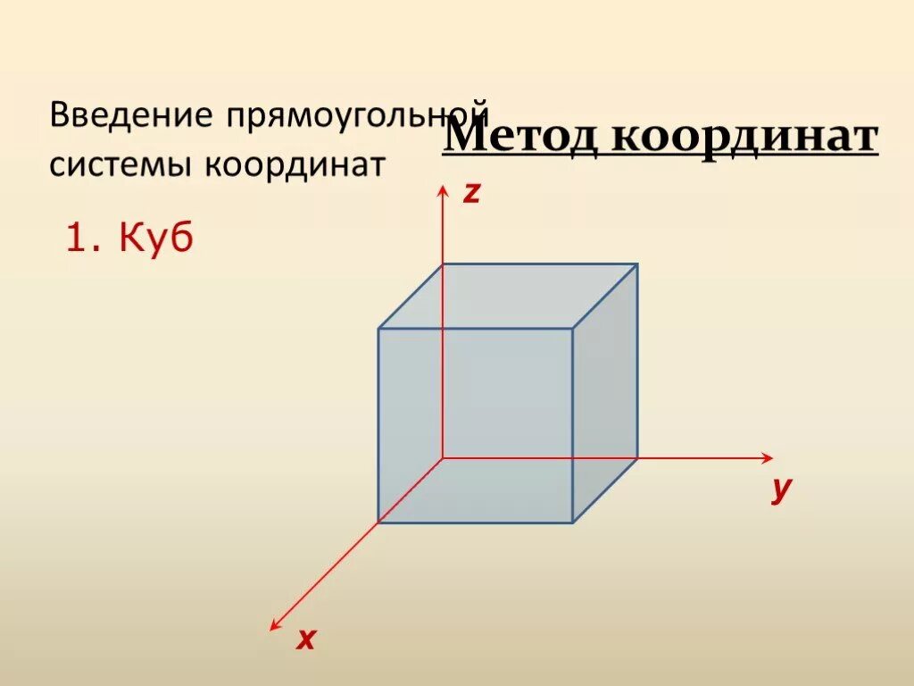 Куб в прямоугольной системе координат. Координаты Куба в пространстве. Куб координаты. Прямоугольная система координат в Кубе.