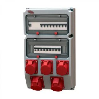 Щит с розетками ip54