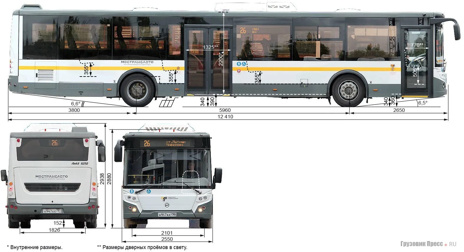 Какая длина автобуса. Длина автобуса ЛИАЗ 5292. Габариты автобуса ЛИАЗ 5292. Ширина автобуса ЛИАЗ 5292. Габариты ЛИАЗ 529265-03.